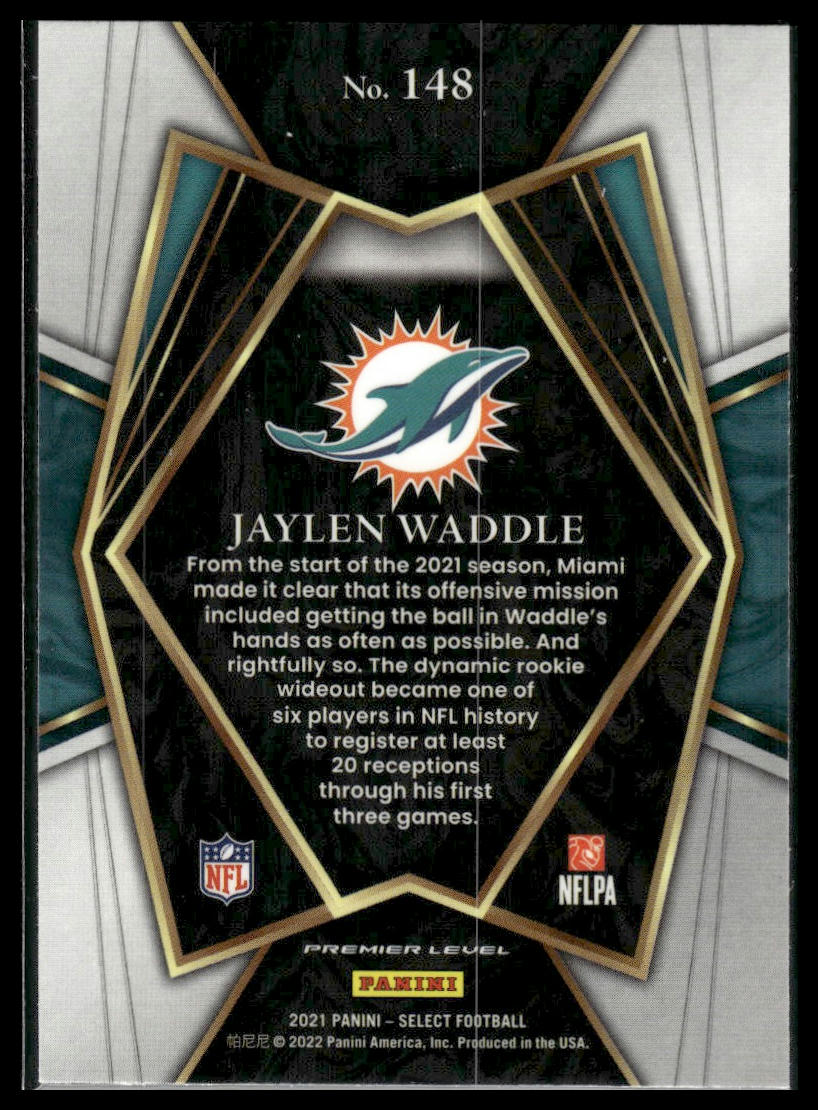 2021 Panini Select #148 Jaylen Waddle