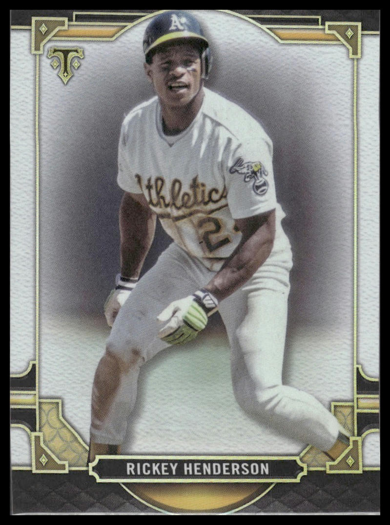2022 Topps Triple Threads #78 Rickey Henderson