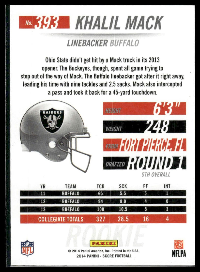2014 Score #393 Khalil Mack