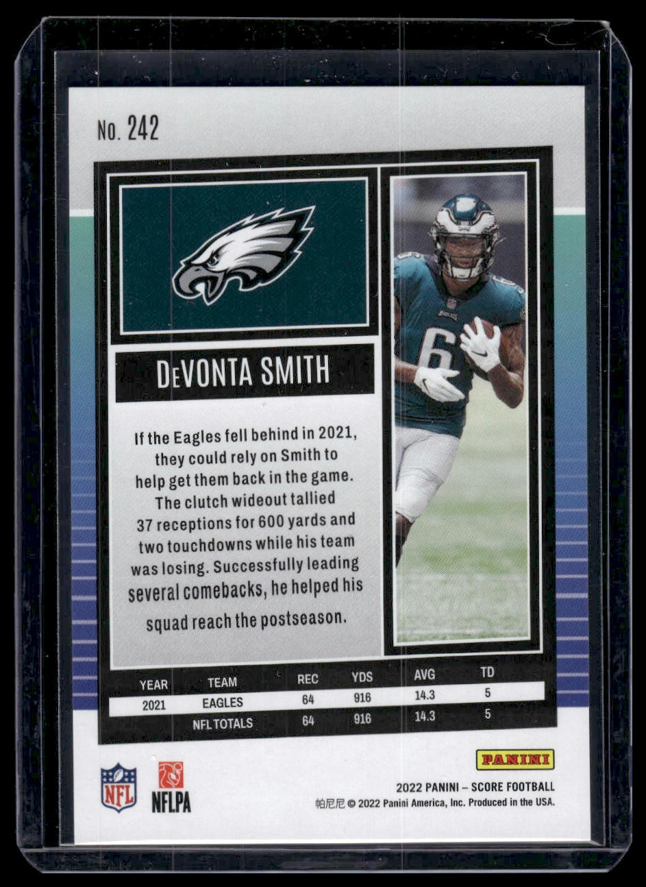 2022 Score #242 DeVonta Smith Stars #/399