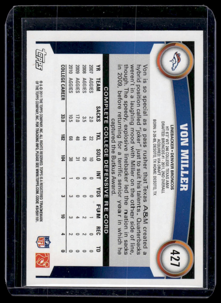 2011 Topps #427 Von Miller