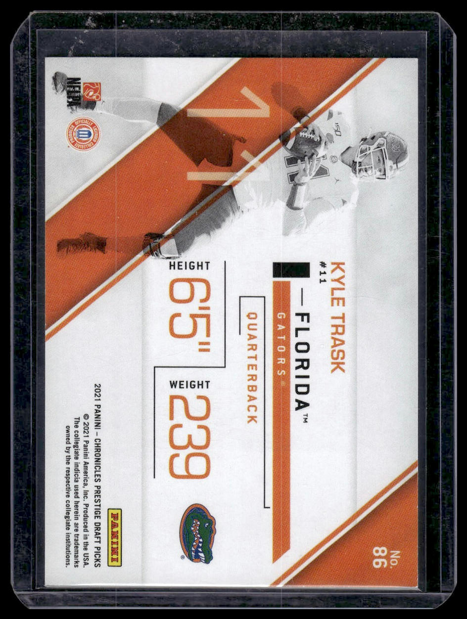 2021 Panini Chronicles Draft Picks #86 Kyle Trask Blue #/99