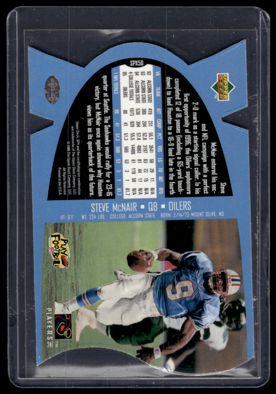 1997 SPx #SPX50 Steve McNair