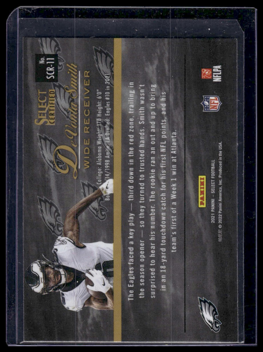 2021 Panini Select #SCR-11 DeVonta Smith Select Certified Rookies