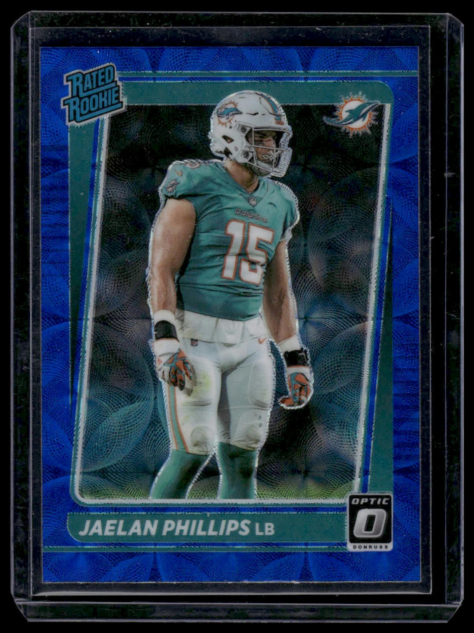 2021 Donruss Optic #254 Jaelan Phillips Red Mojo