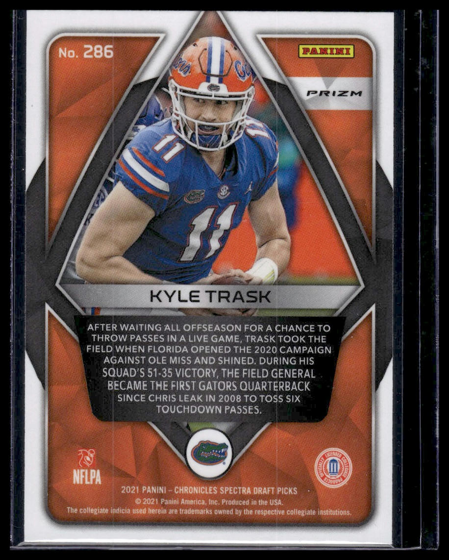 2021 Panini Chronicles Draft Picks #286 Kyle Trask Pink