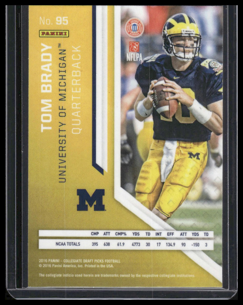 2016 Panini Prizm Collegiate Draft Picks #95 Tom Brady