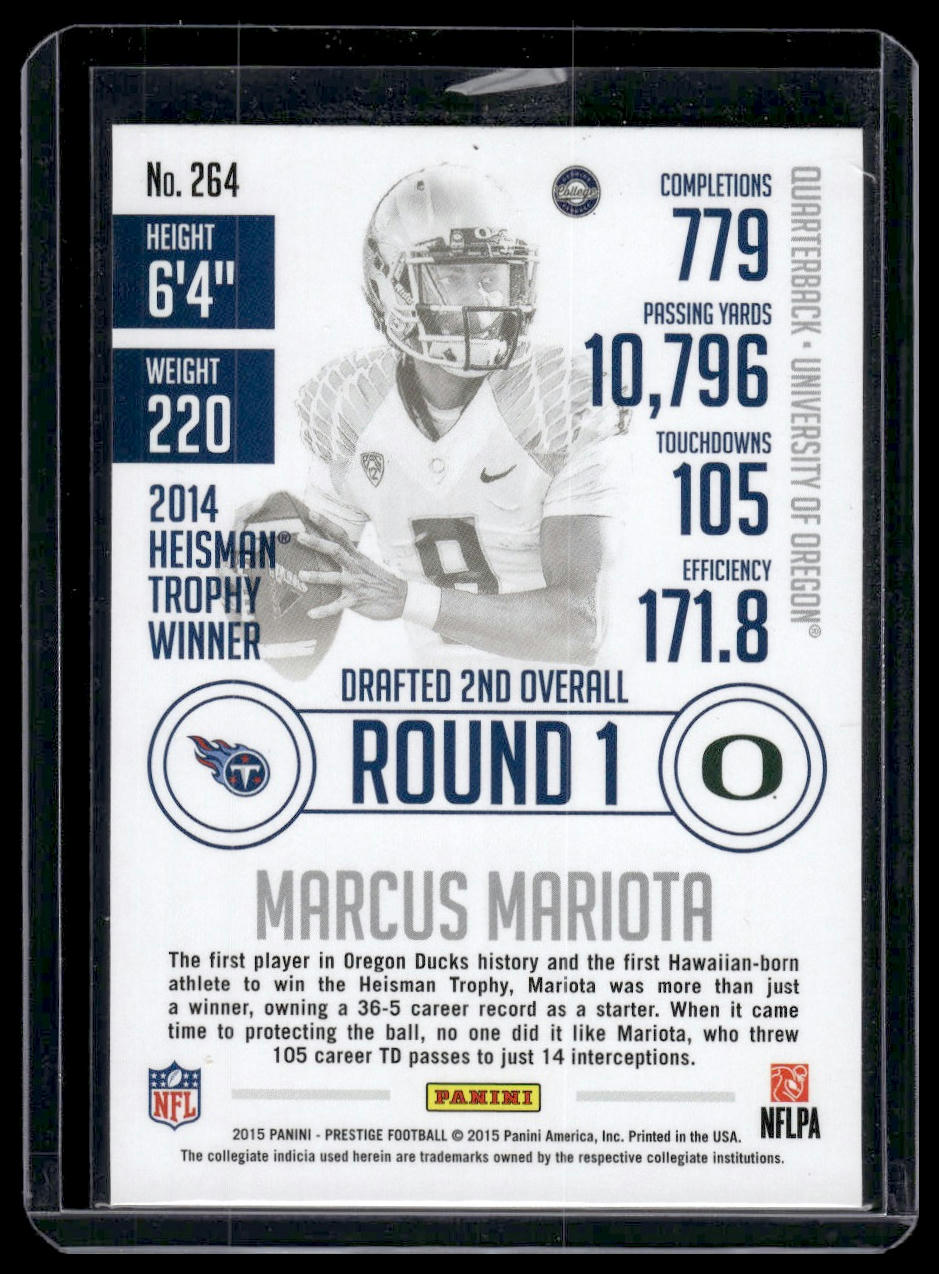 2015 Panini Prestige #264 Marcus Mariota