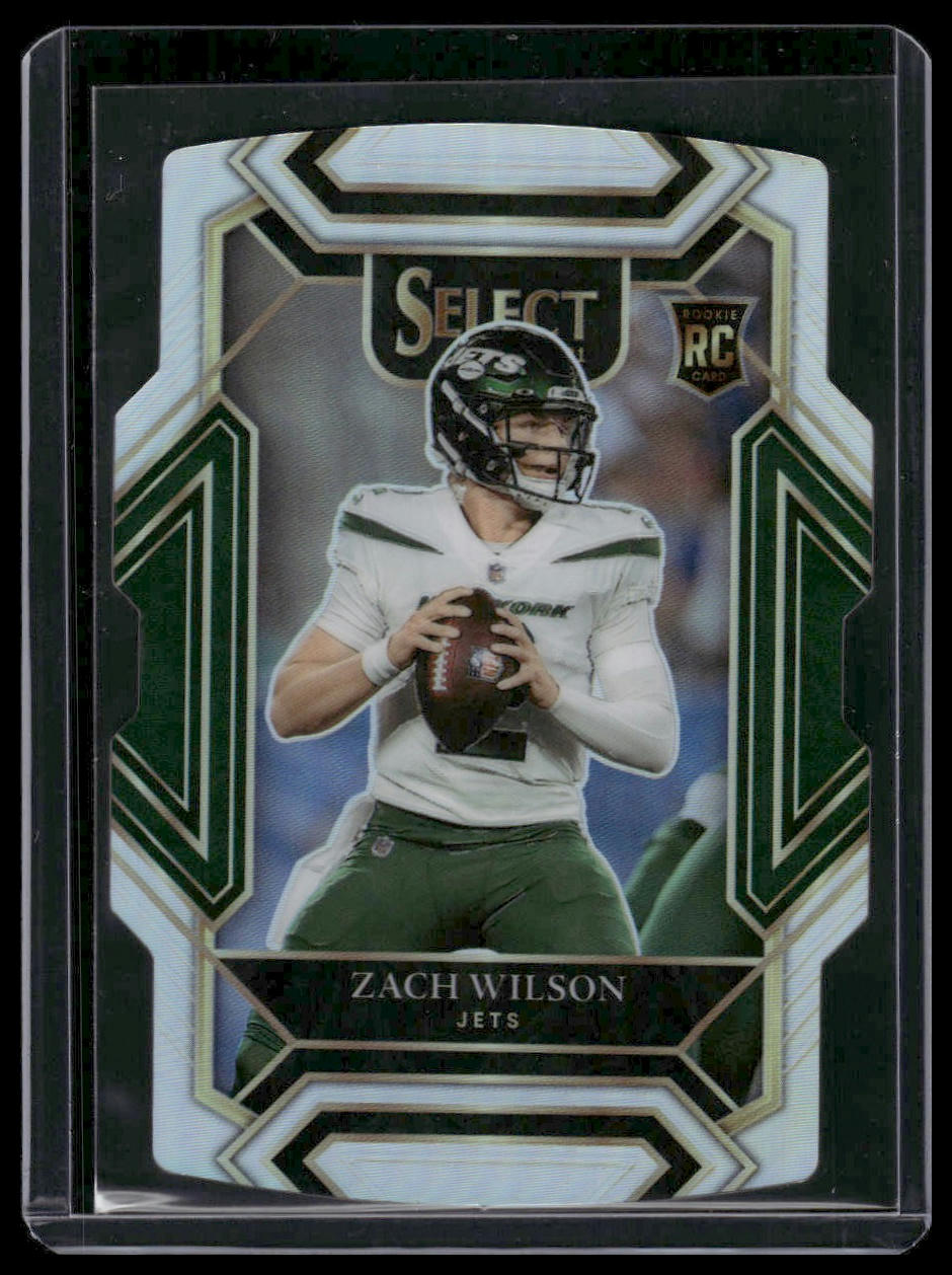 2021 Panini Select #244 Zach Wilson Silver Prizm Die Cut