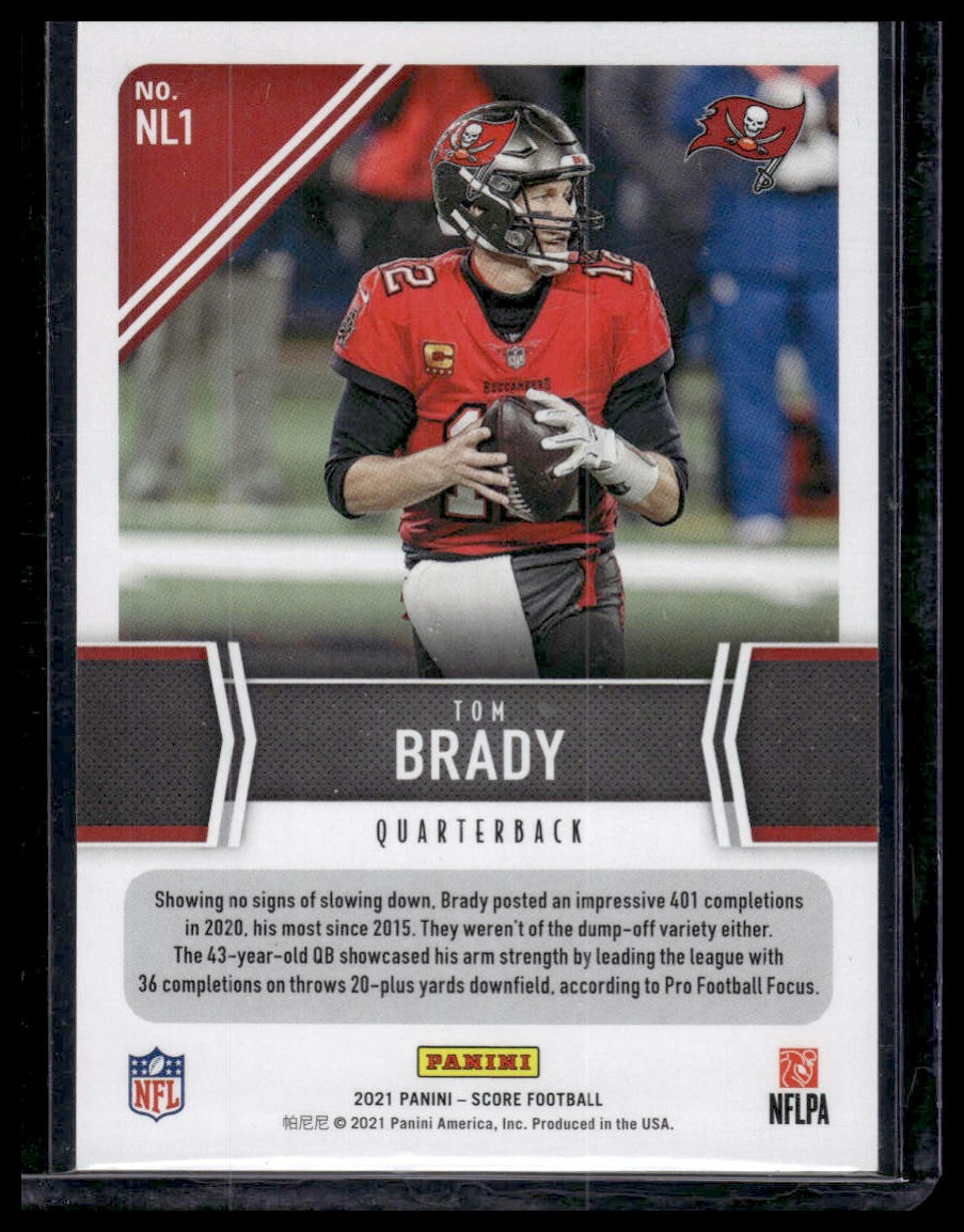 2021 Score #NL1 Tom Brady Next Level Stats