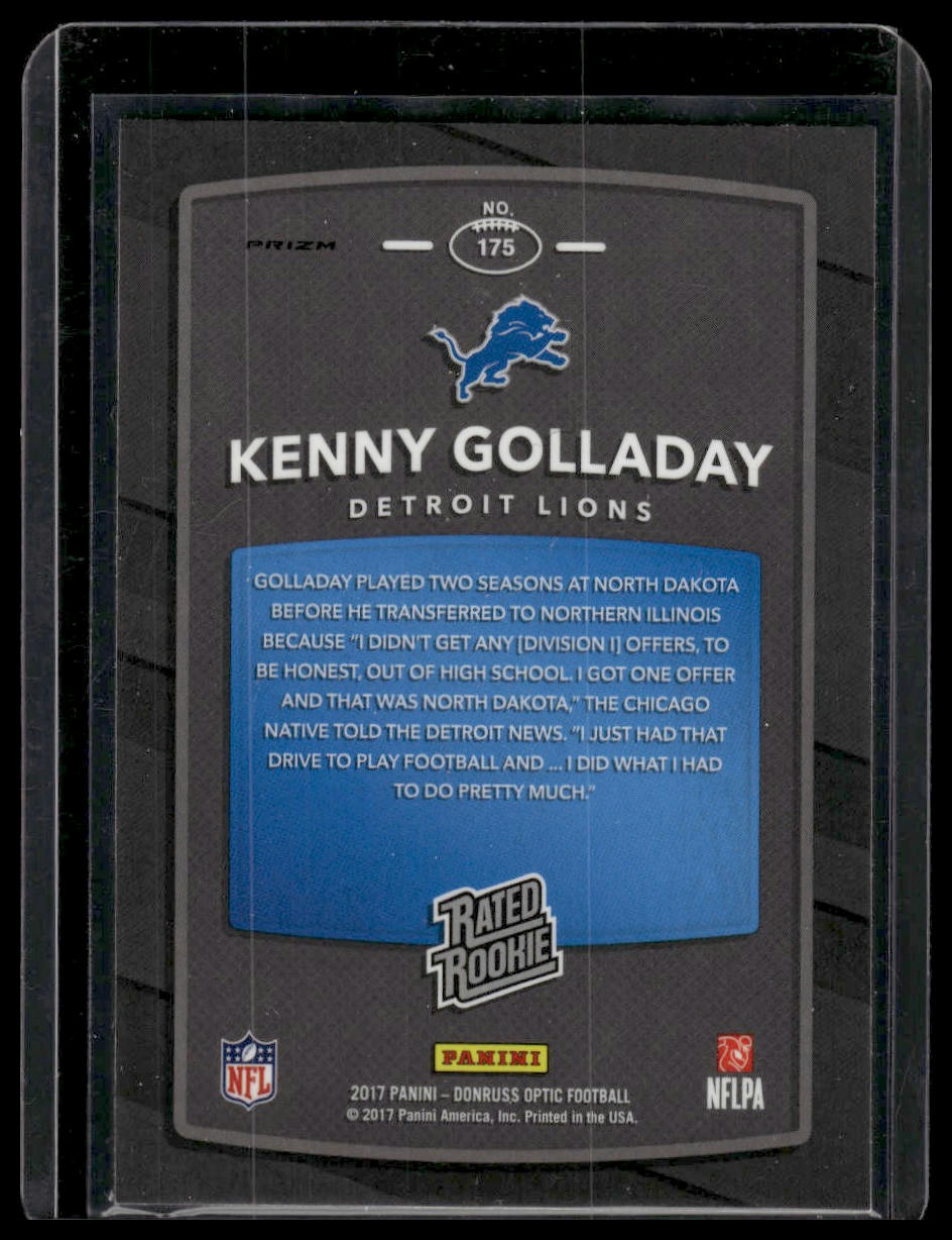 2017 Donruss Optic #175 Kenny Golladay Pink