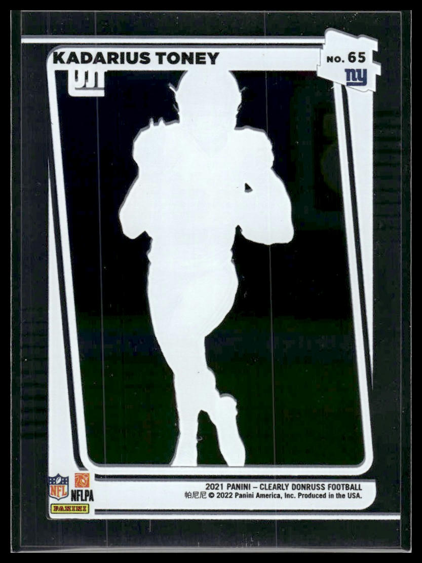 2021 Clearly Donruss #65 Kadarius Toney