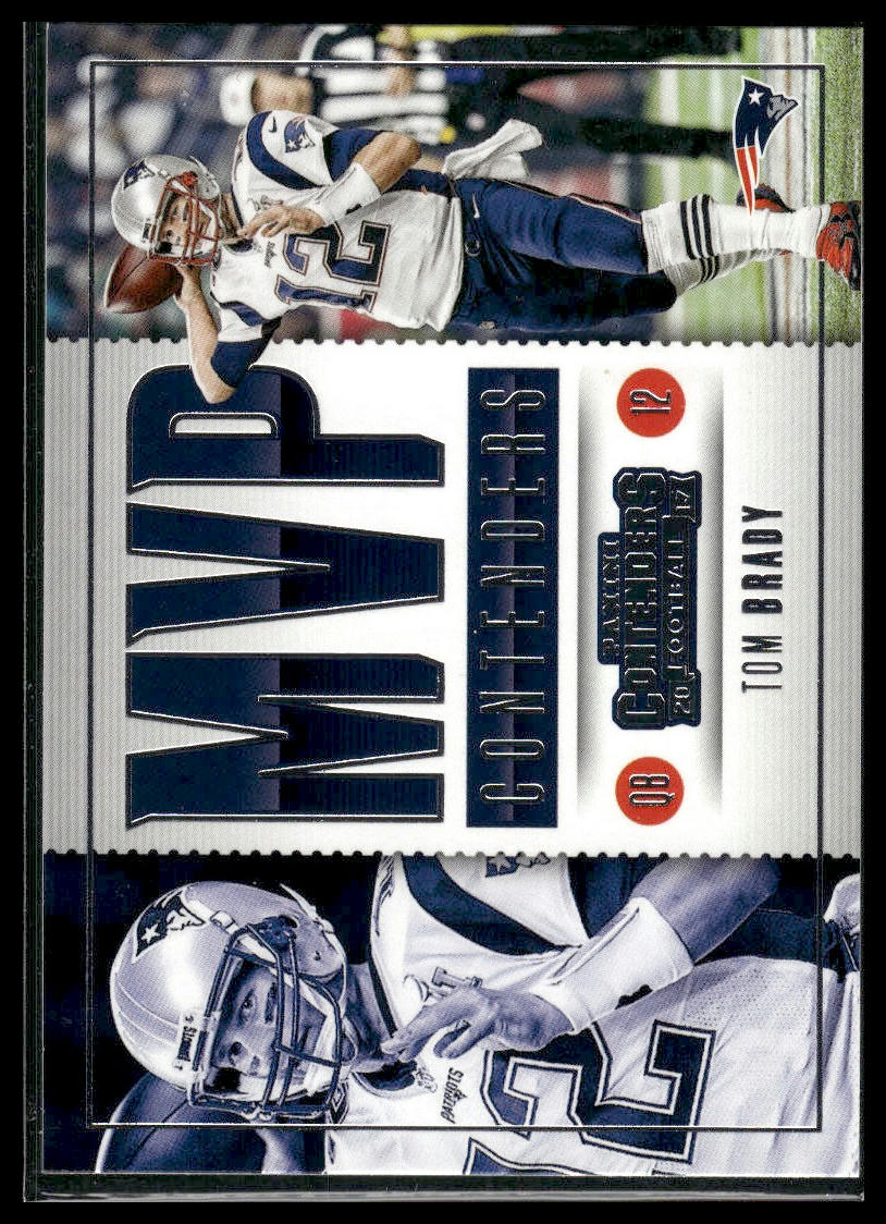 2017 Panini Contenders #MC-23 Tom Brady MVP Contenders