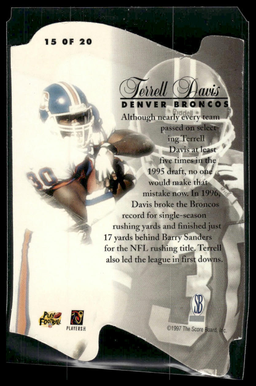 1997 Pro Line DC III #15 Terrell Davis Perennial All-Pros