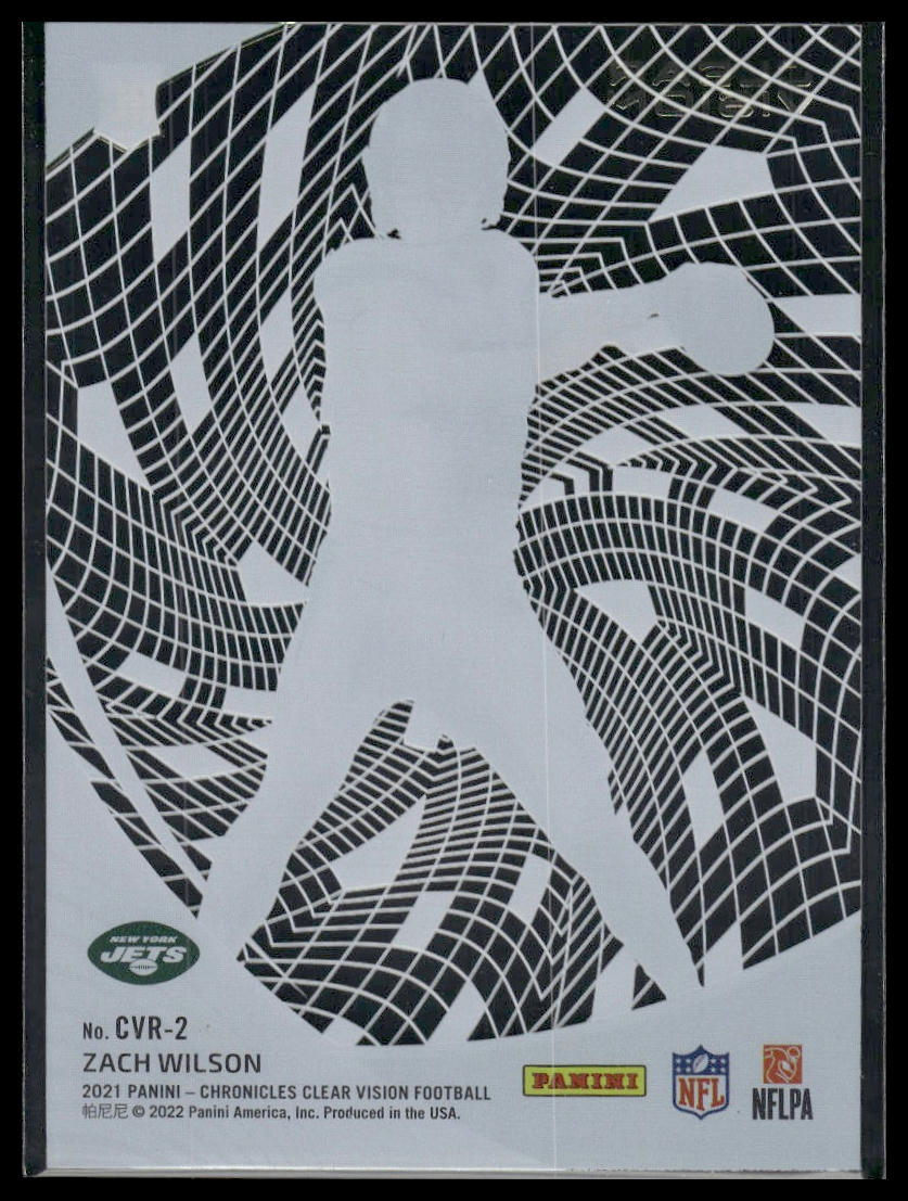 2021 Panini Chronicles #CVR-2 Zach Wilson Clear Vision Rookies