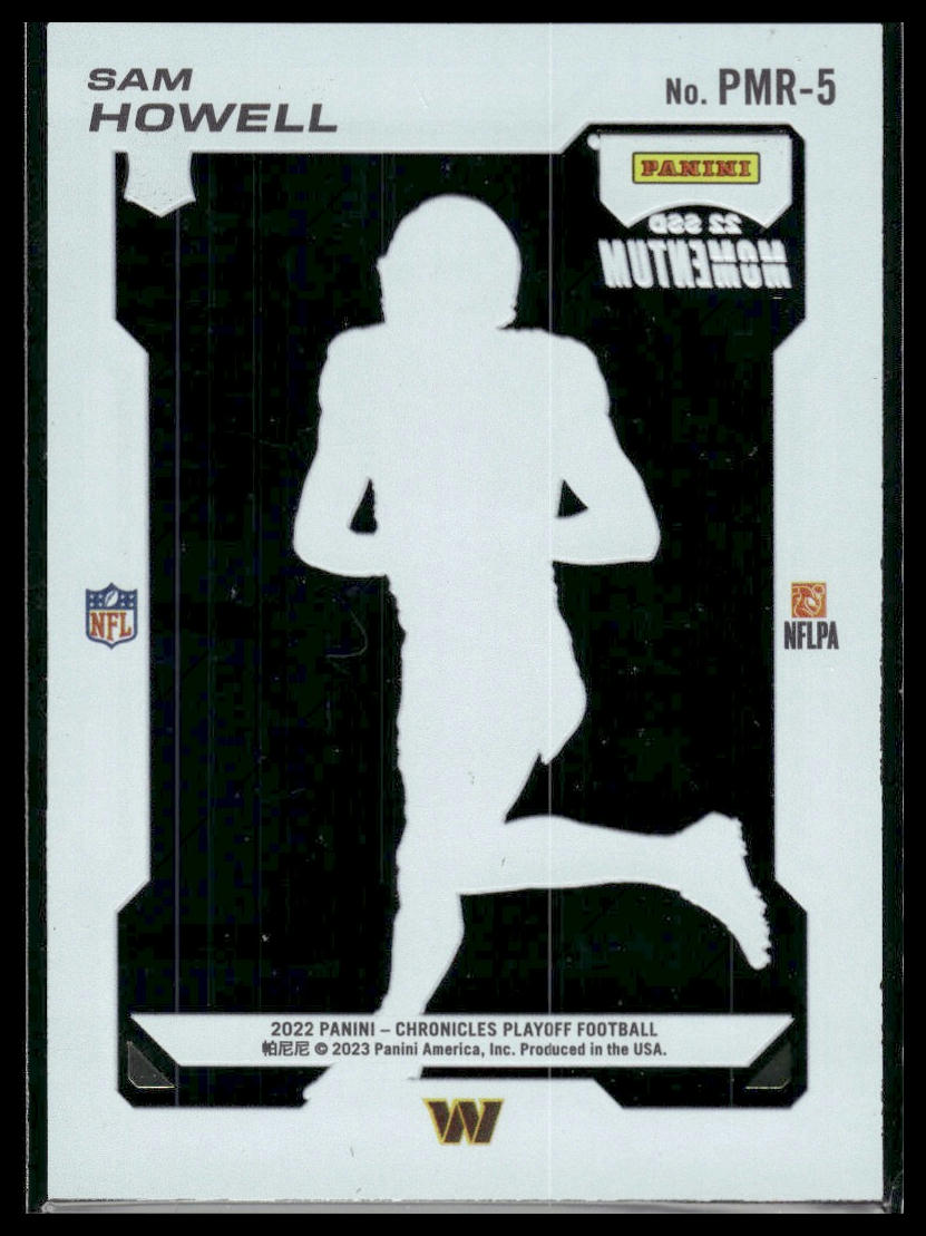 2022 Panini Chronicles #PMR-5 Sam Howell Playoff Momentum Rookies