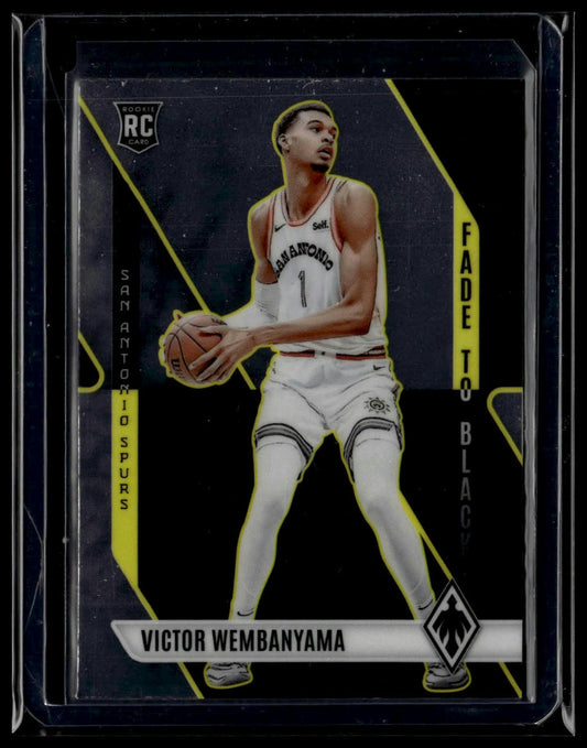 2023-24 Panini Phoenix #11 Victor Wembanyama Fade To Black