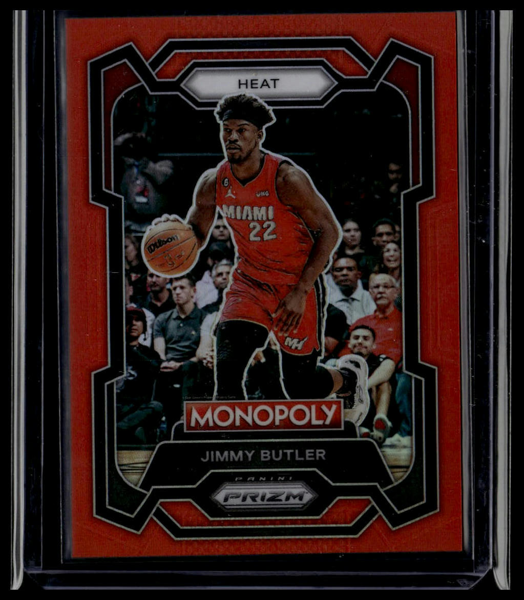 2023-24 Panini Prizm Monopoly #46 Jimmy Butler Red #/99