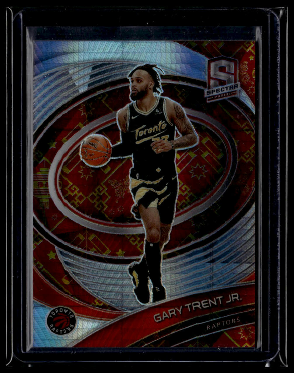 2020-21 Panini Spectra #24 Gary Trent Jr. Asia Red Gold #/8