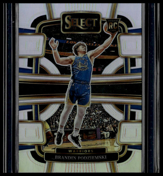 2023-24 Panini Select #93 Brandin Podziemski Silver Prizms