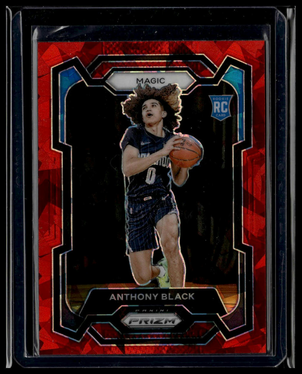2023-24 Panini Prizm #170 Anthony Black Prizms Red Ice