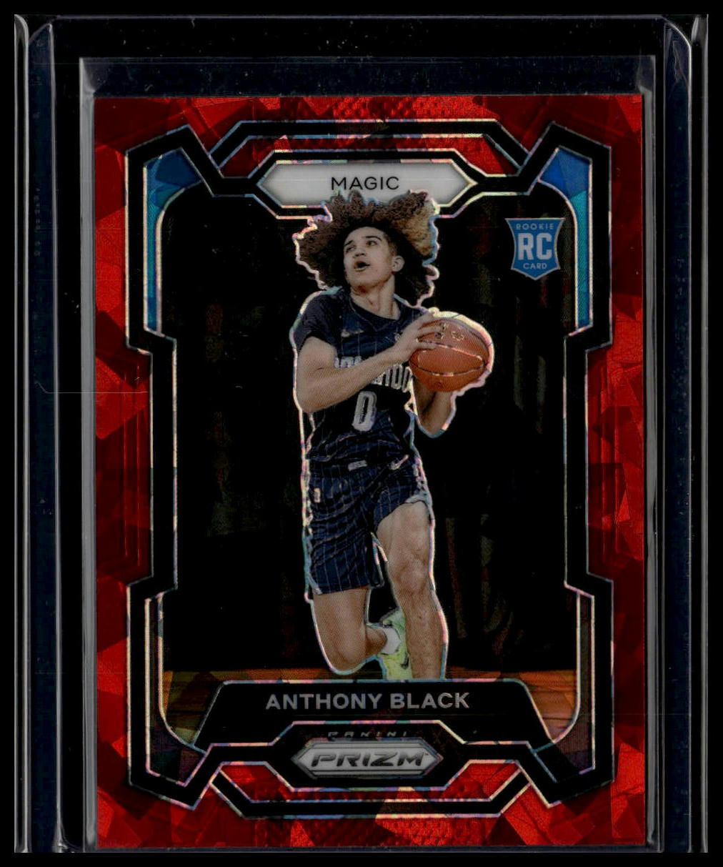 2023-24 Panini Prizm #170 Anthony Black Prizms Red Ice
