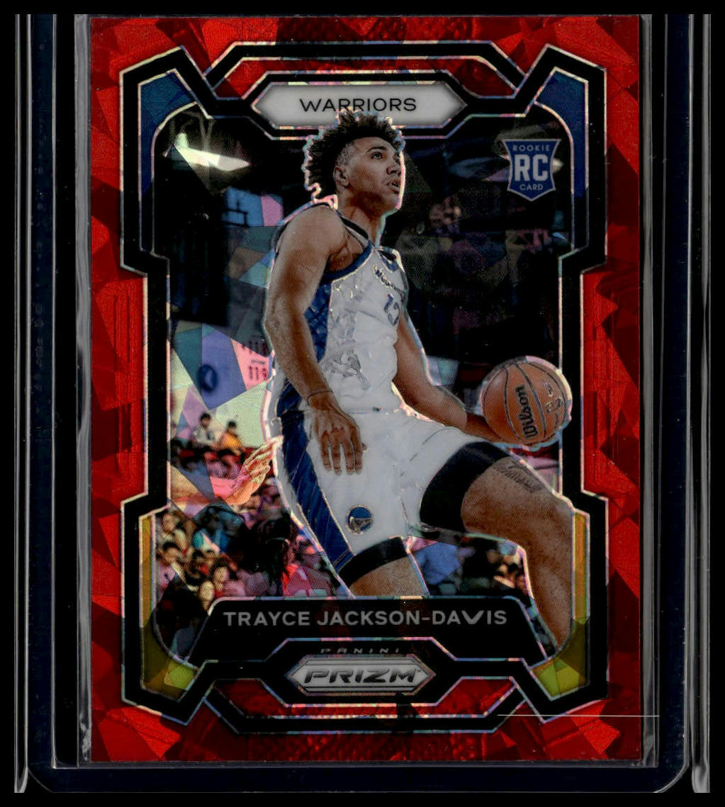 2023-24 Panini Prizm #148 Trayce Jackson-Davis Prizms Red Ice