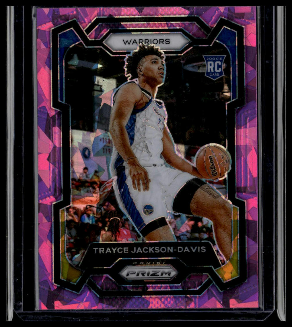 2023-24 Panini Prizm #148 Trayce Jackson-Davis Prizms Pink Ice