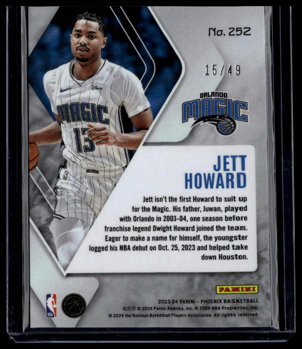 2023-24 Panini Phoenix #252 Jett Howard Yellow #/49