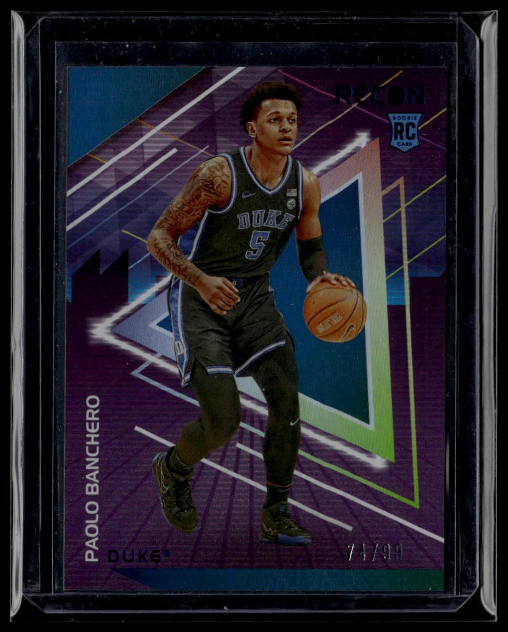 2022 Panini Chronicles Draft Picks #2 Paolo Banchero Recon Blue #/99