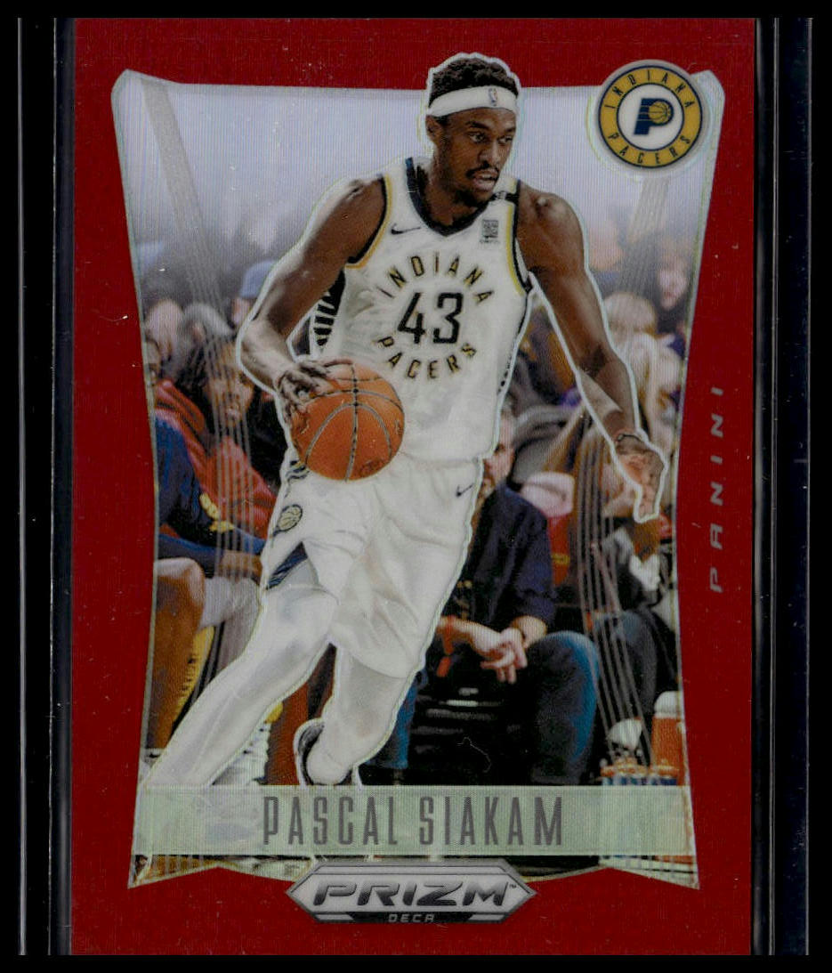 2023-24 Panini Prizm Deca #231 Pascal Siakam Prizms Red #/199