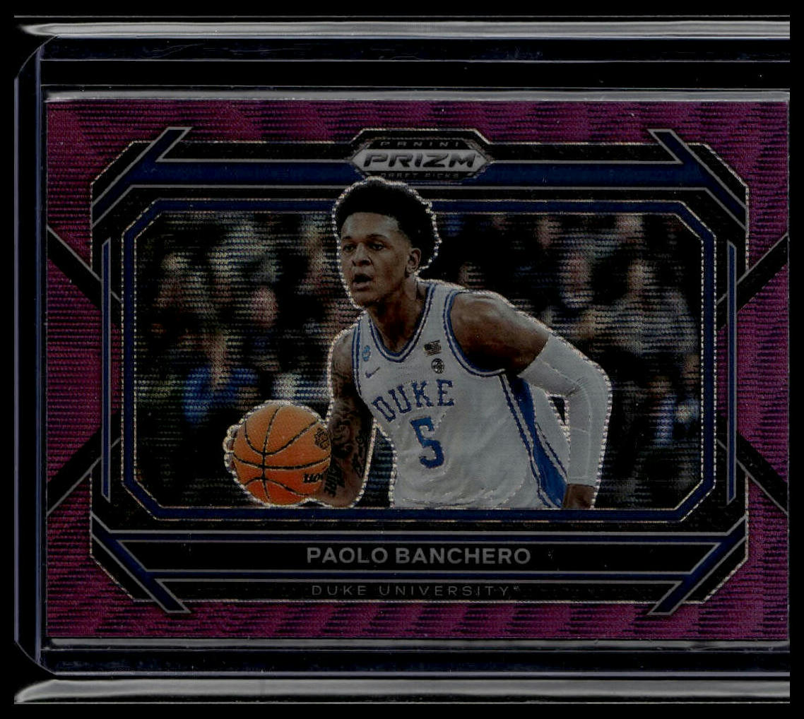 2023 Panini Prizm Draft Picks #74b Paolo Banchero Purple Wave