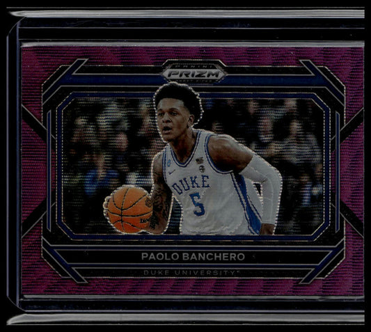 2023 Panini Prizm Draft Picks #74b Paolo Banchero Purple Wave