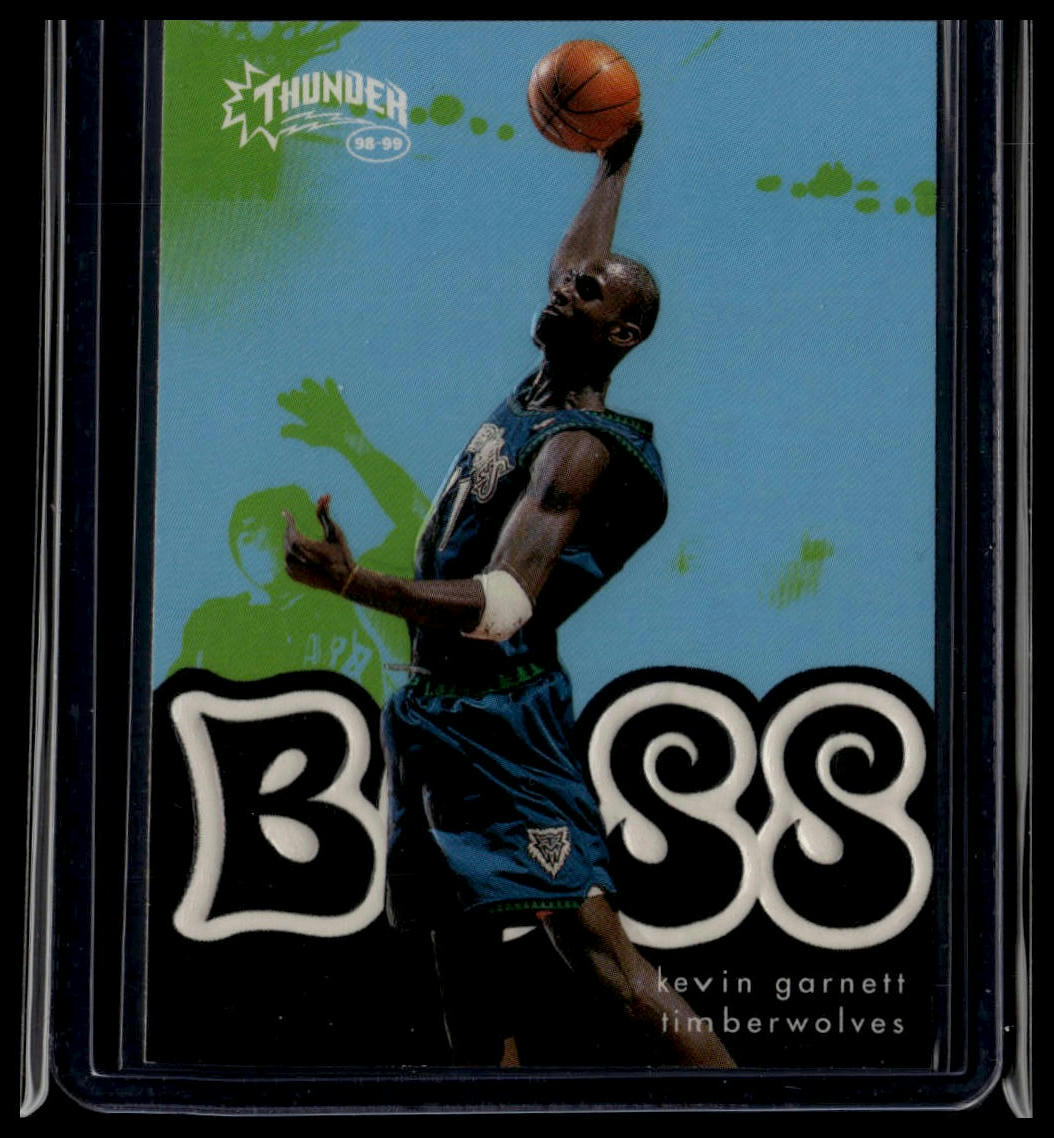 1998-99 SkyBox Thunder #4 B Kevin Garnett Boss