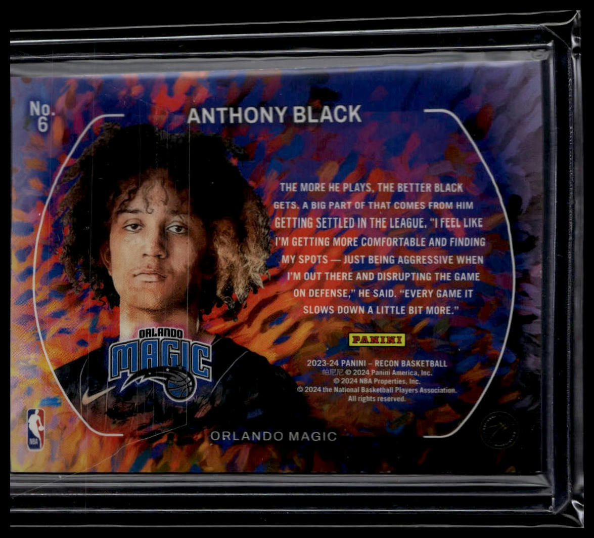 2023-24 Panini Recon #6 Anthony Black Rookie Portraits