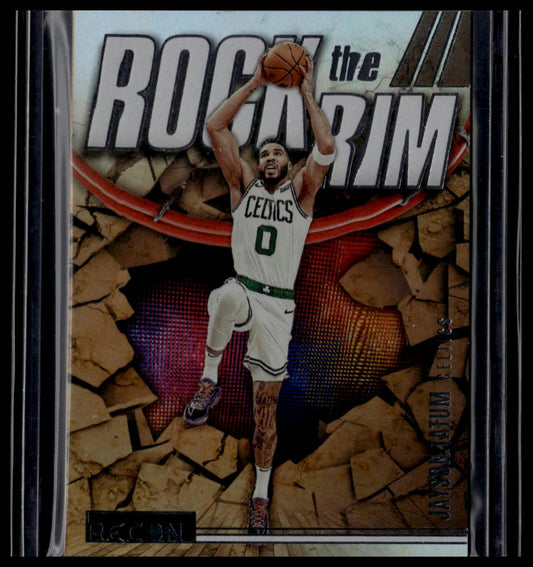 2023-24 Panini Recon #15 Jayson Tatum Rock the Rim