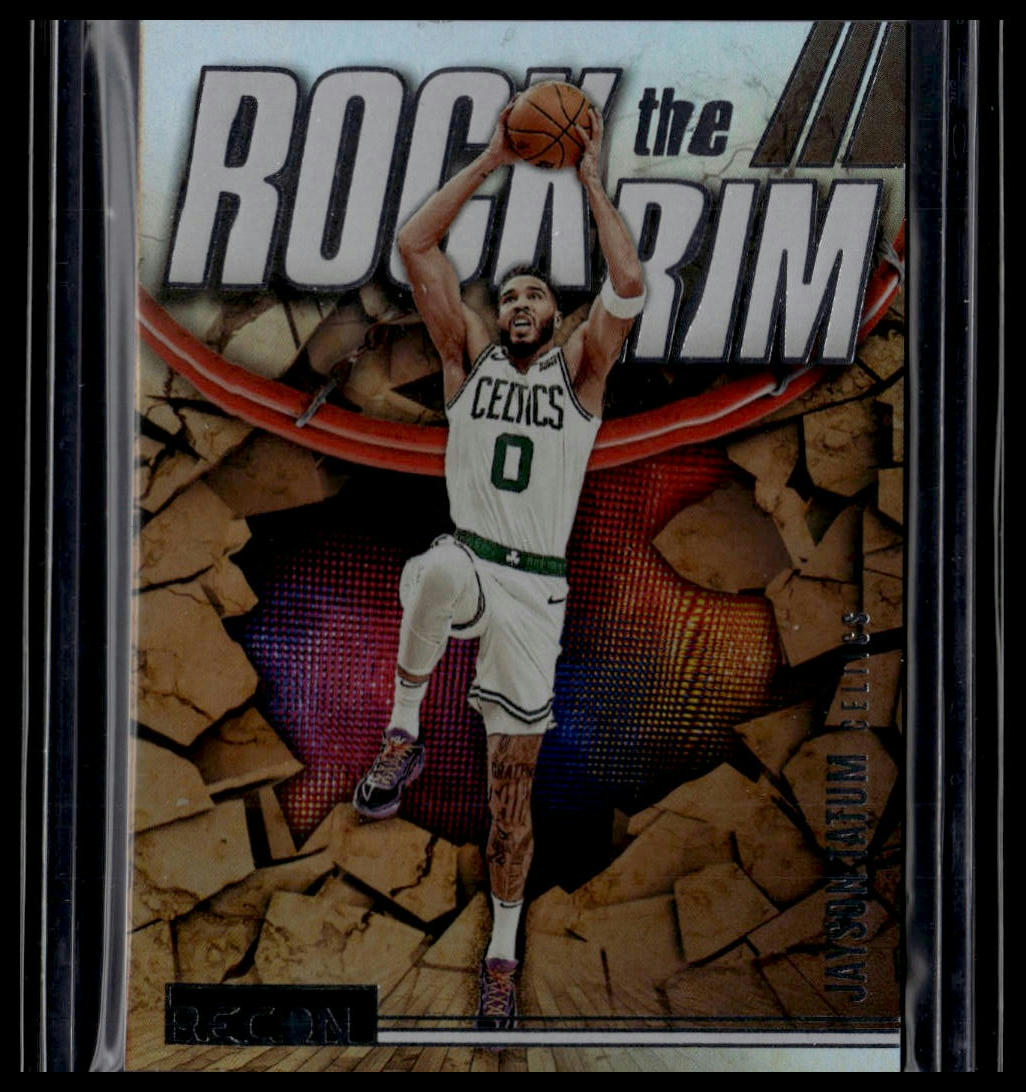 2023-24 Panini Recon #15 Jayson Tatum Rock the Rim