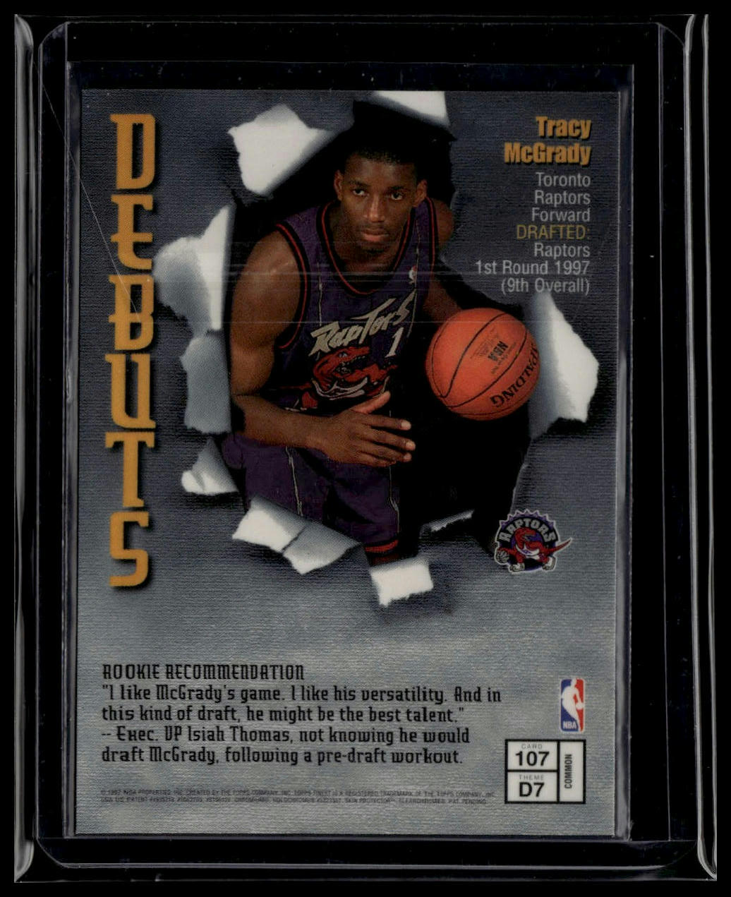 1997-98 Finest #107 Tracy McGrady