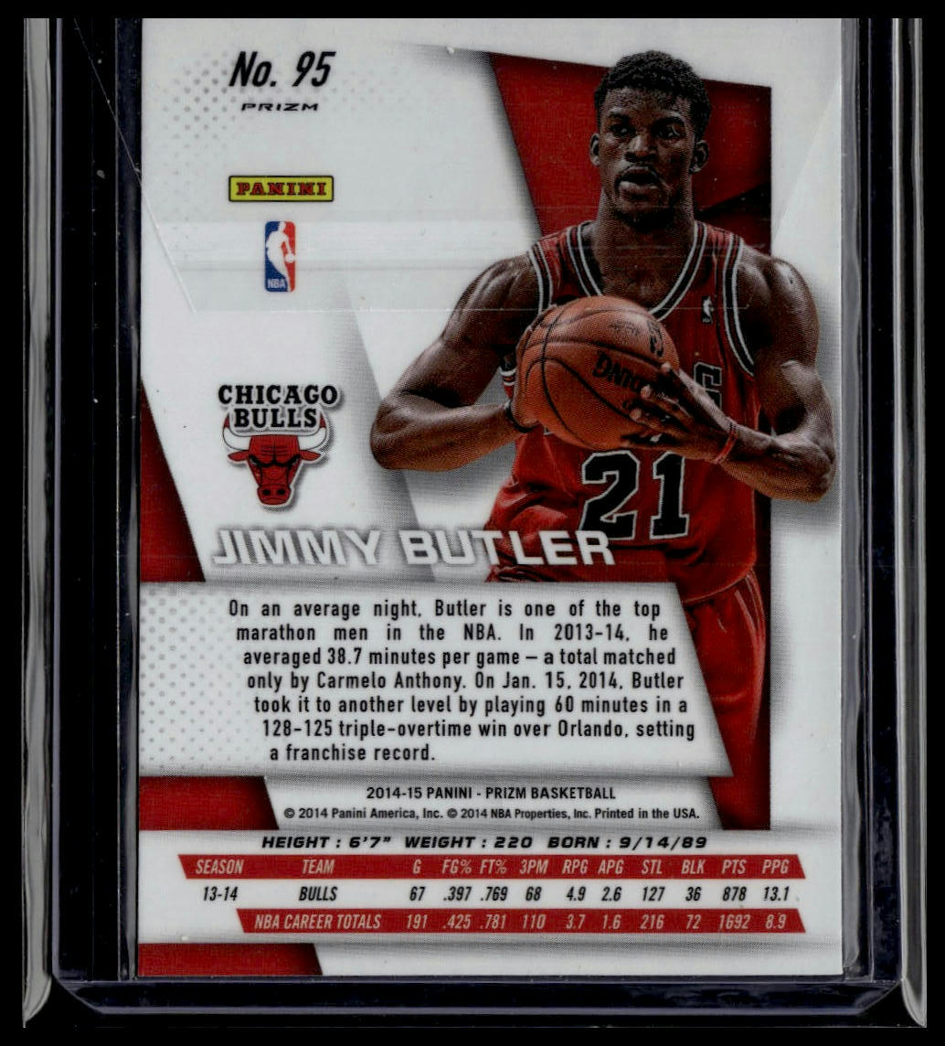 2014-15 Panini Prizm #95 Jimmy Butler Prizms Green