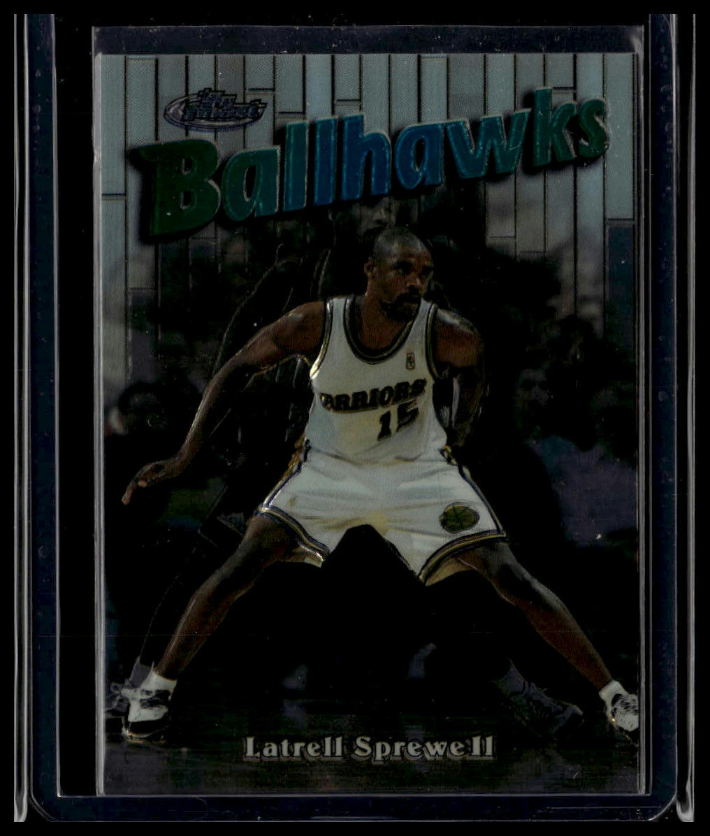 1997-98 Finest #140 Latrell Sprewell Embossed