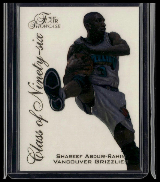 1996-97 Flair Showcase #1 Shareef Abdur-Rahim Class of '96
