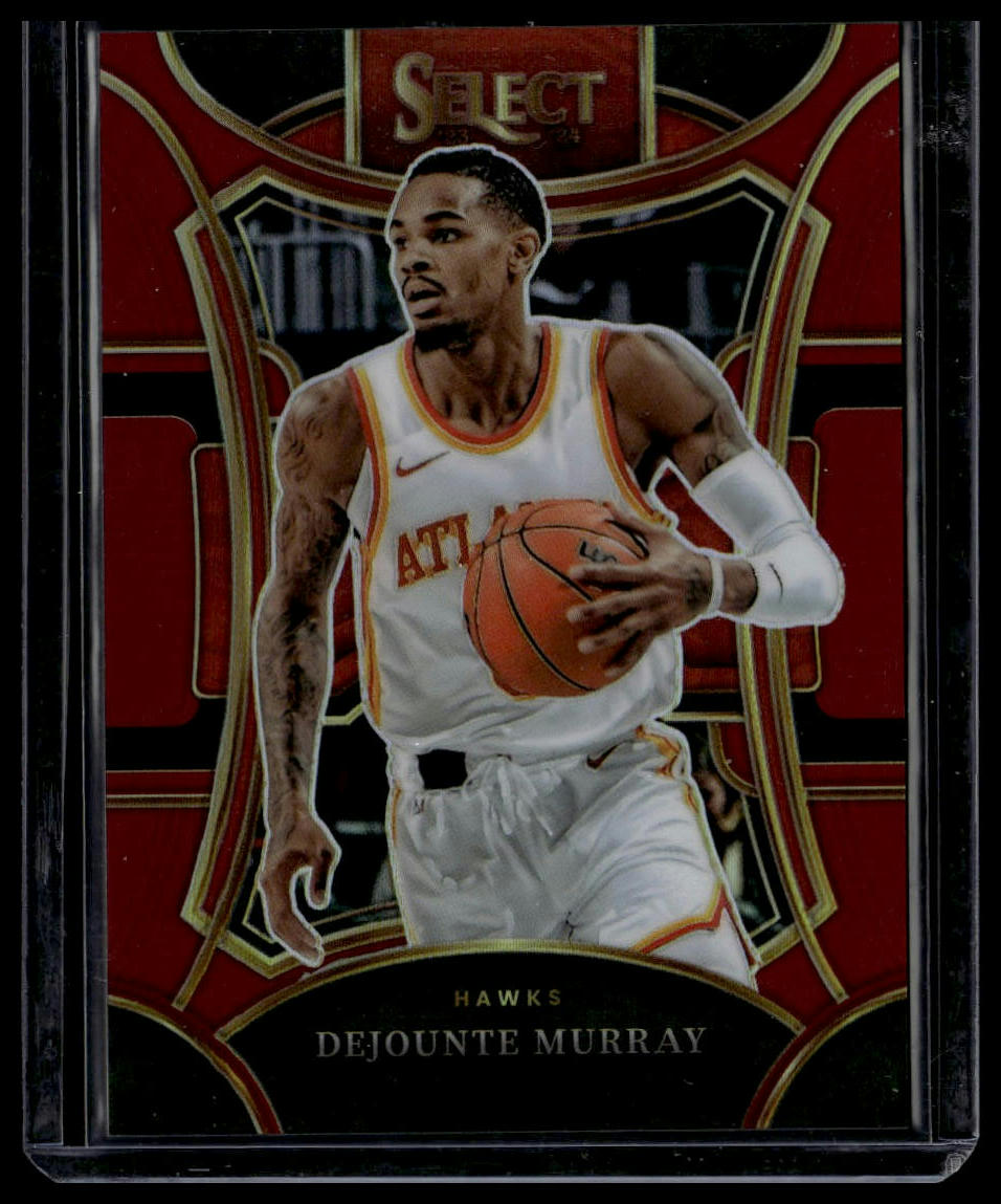 2023-24 Panini Select #374 Dejounte Murray Maroon Prizms #/175