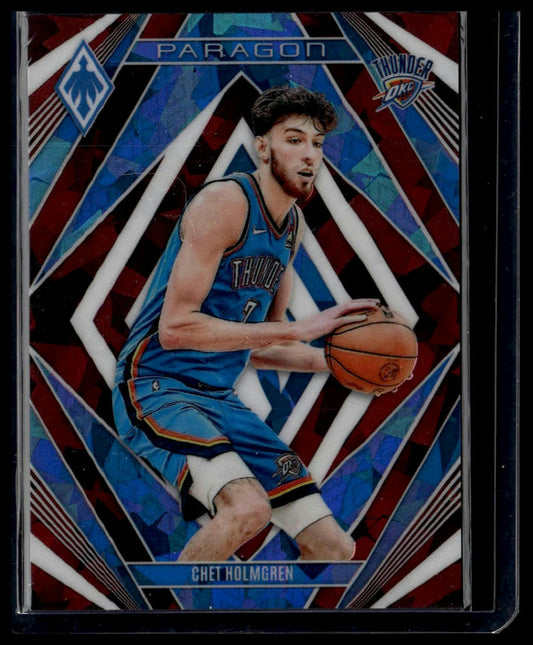 2023-24 Panini Phoenix #21 Chet Holmgren Paragon Phoenix Maroon Ice #/275