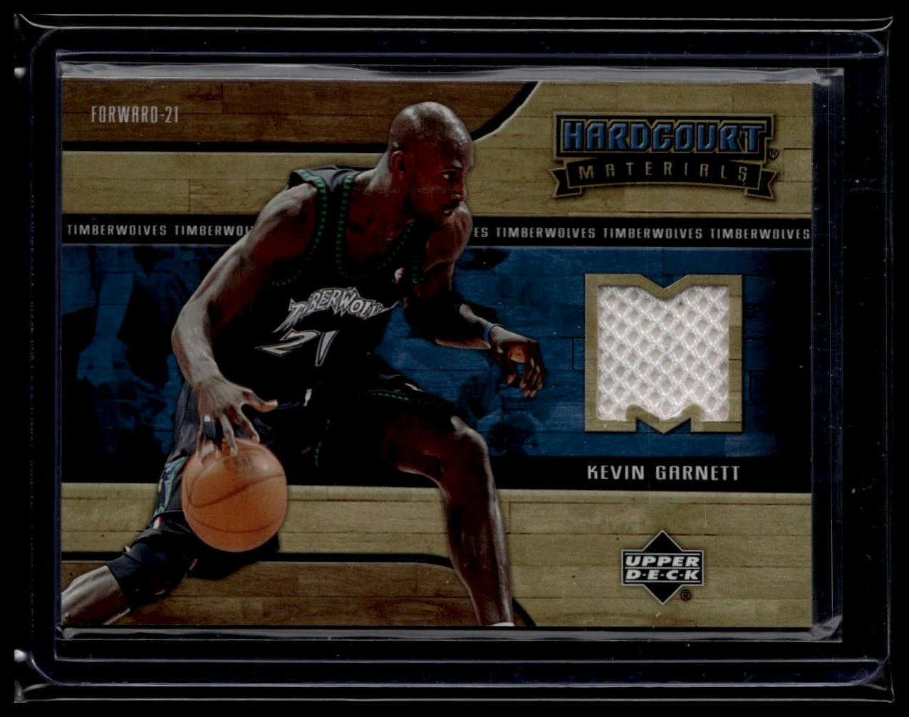 2006-07 Upper Deck Hardcourt #HM-KG Kevin Garnett Materials