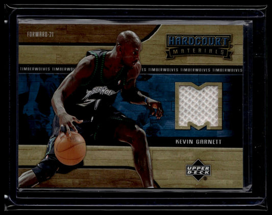2006-07 Upper Deck Hardcourt #HM-KG Kevin Garnett Materials