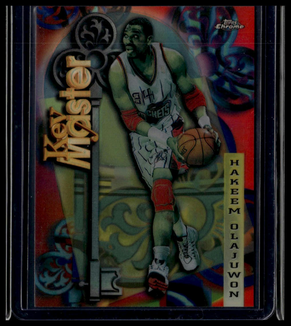 1997-98 Topps Chrome #23 Hakeem Olajuwon Season's Best Refractors