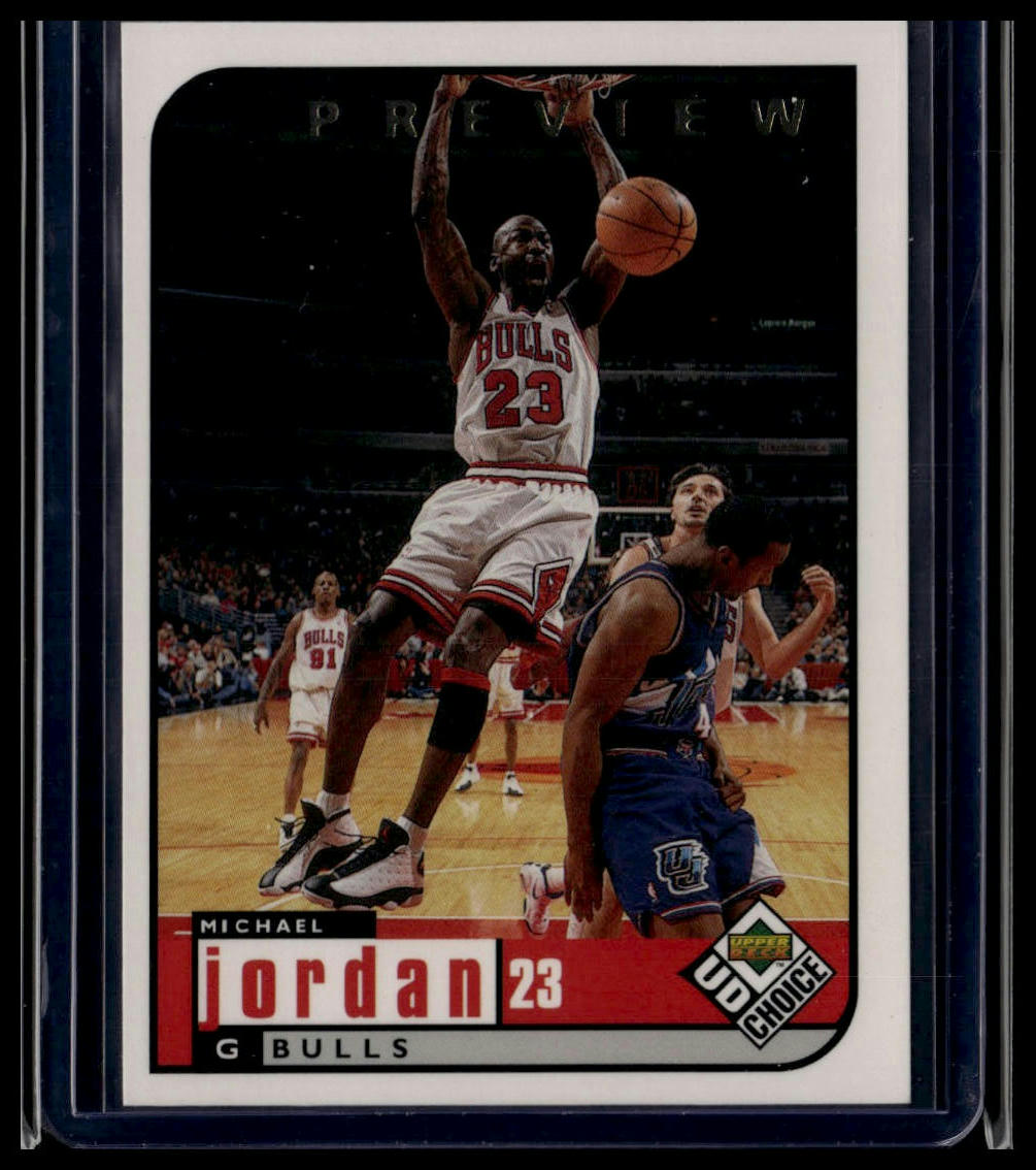 1998-99 UD Choice Preview #23 Michael Jordan