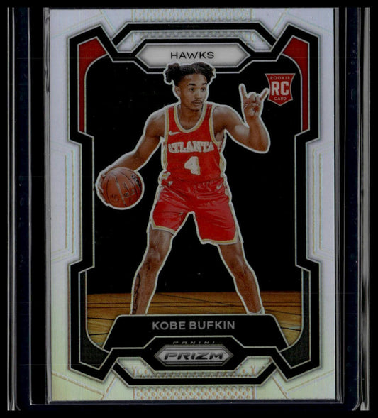 2023-24 Panini Prizm #151 Kobe Bufkin Prizms Silver