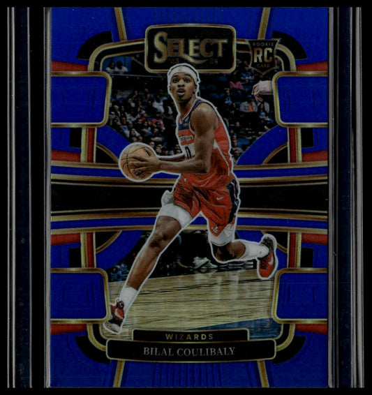 2023-24 Panini Select #97 Bilal Coulibaly Blue Prizms