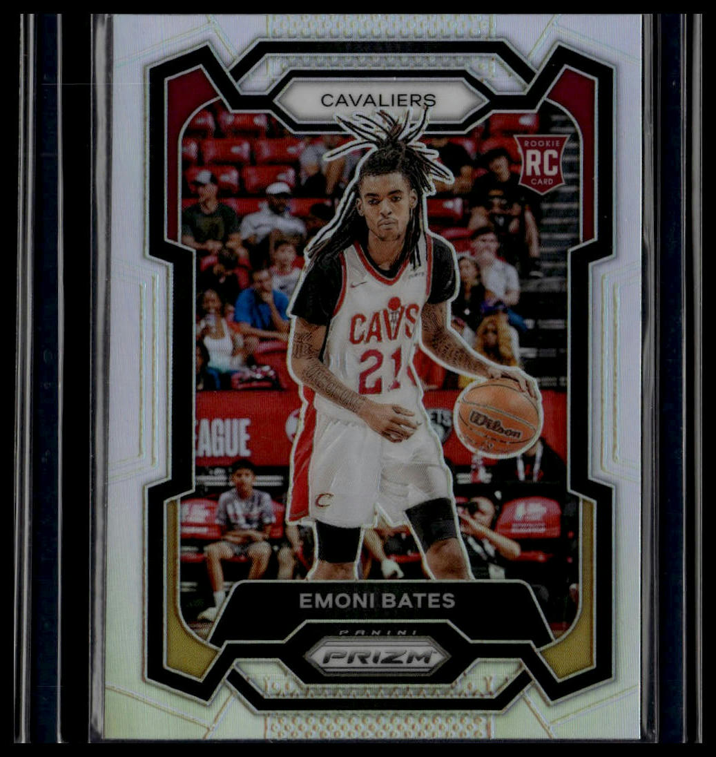 2023-24 Panini Prizm #169 Emoni Bates Prizms Silver